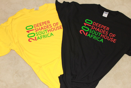 Deeper Shades T-Shirts South Africa 2010