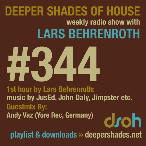 Deeper Shades of House Episode 344 Cover Art - Deep House Radio Show