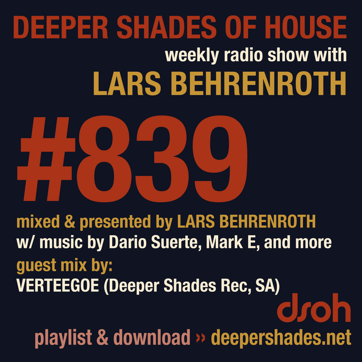 Deeper Shades Of House 839
