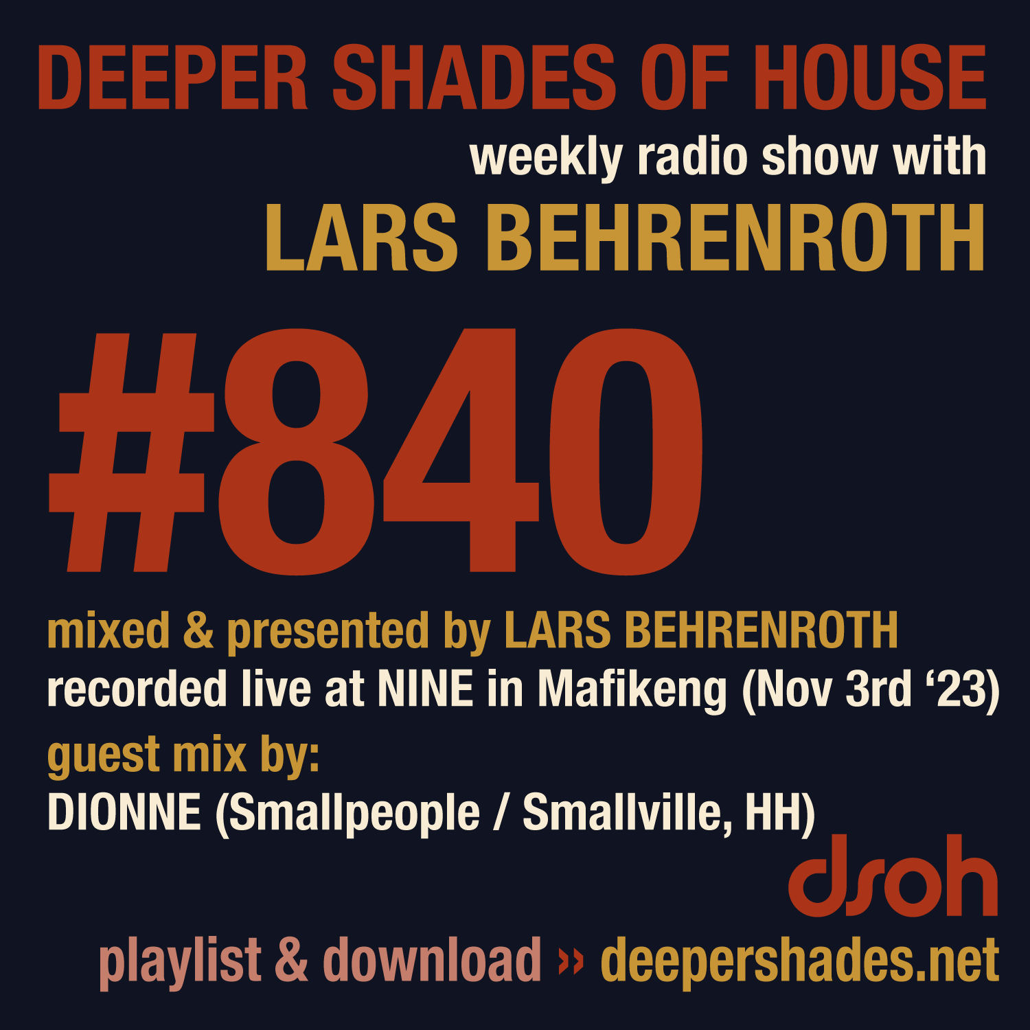 Deeper Shades Of House 840