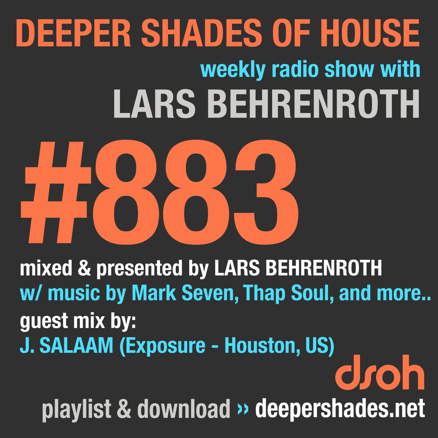 Deep House Radio Show Deeper Shades Of House 883