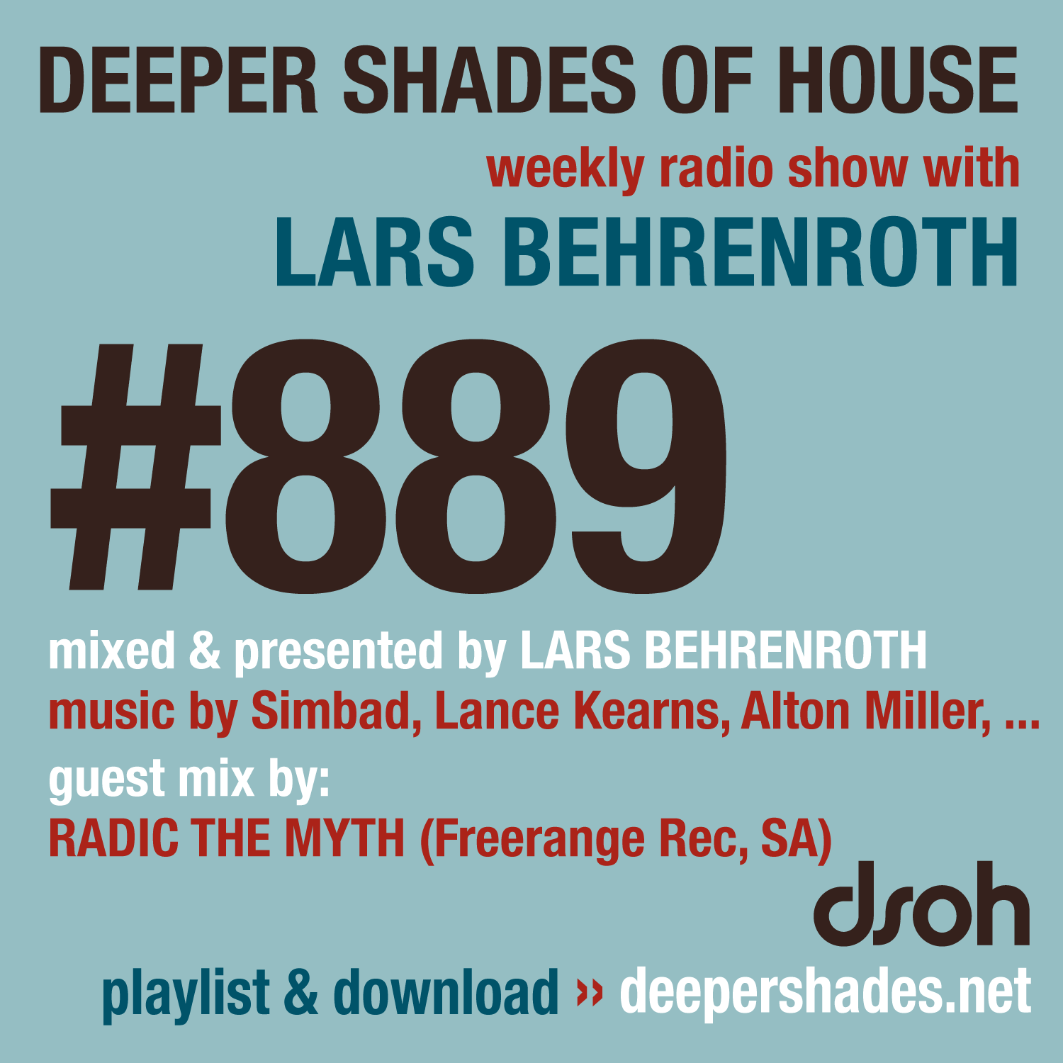 Deep House Radio Show Deeper Shades Of House 889