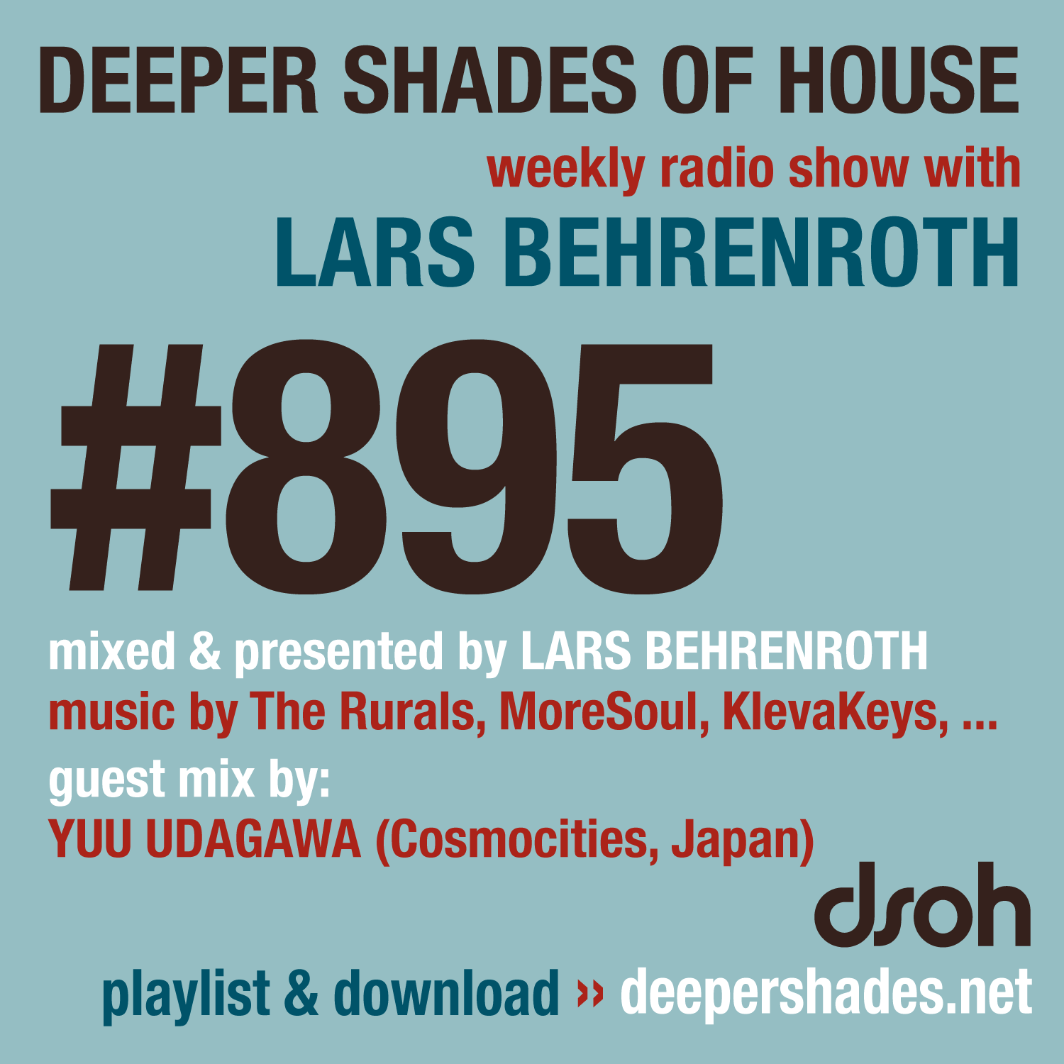 Deeper Shades of House Episode 895 Cover Art - Deep House Radio Show