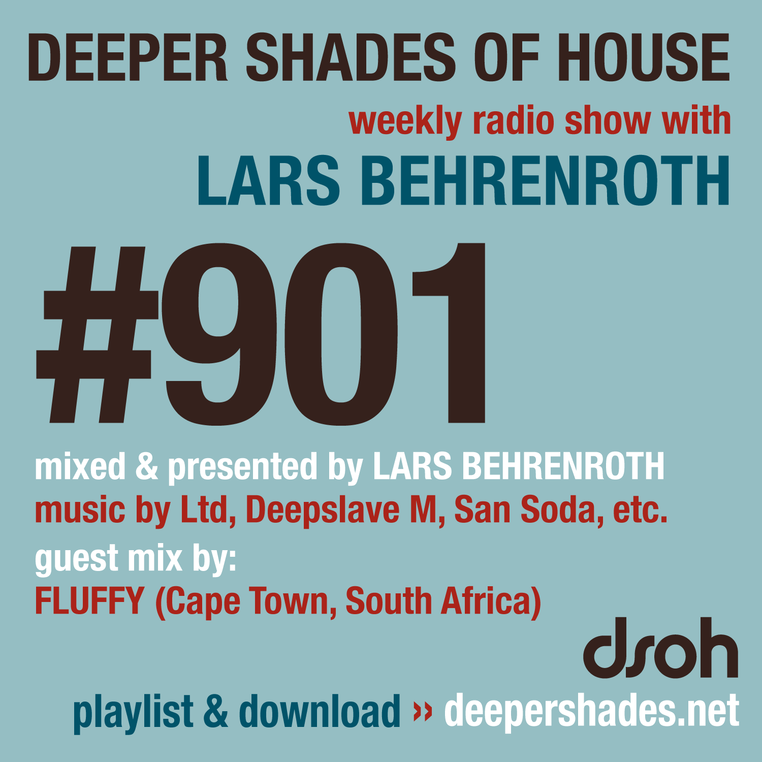 Deeper Shades of House Episode 901 Cover Art - Deep House Radio Show