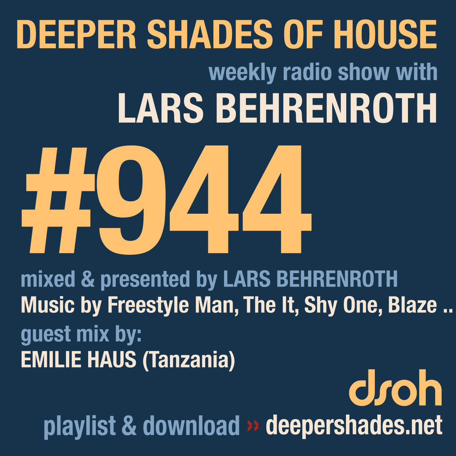 Deeper Shades of House Episode 944 Cover Art - Deep House Radio Show