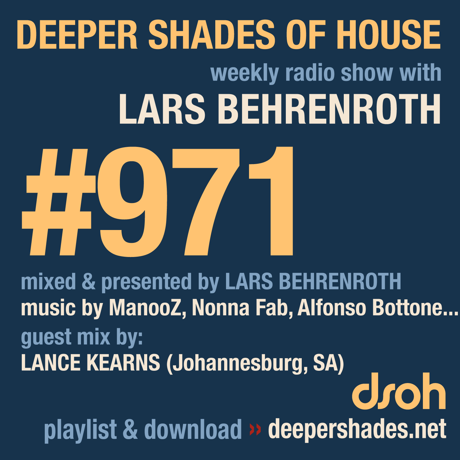 Deeper Shades Of House 971 Deeper Shades of House Episode 971 Cover Art - Deep House Radio Show