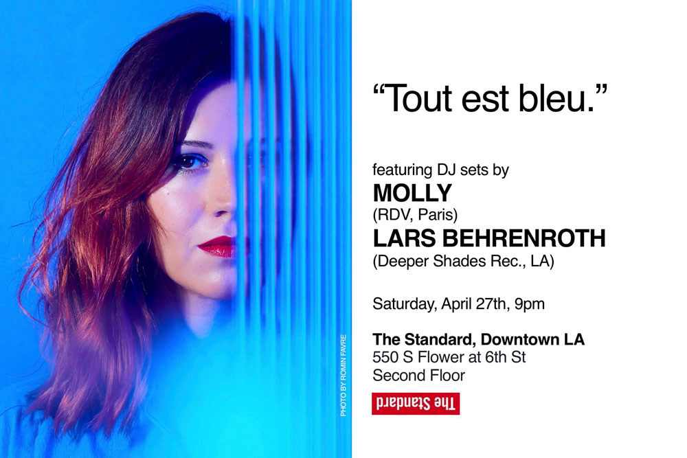 Saturday, April 27th - MOLLY (France) & Lars Behrenroth in Downtown LA
