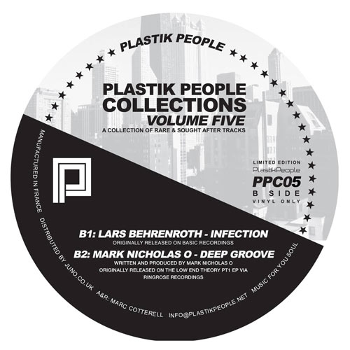Lars Behrenroth - Inflection - Plastik People Collections Volume Five Vinyl