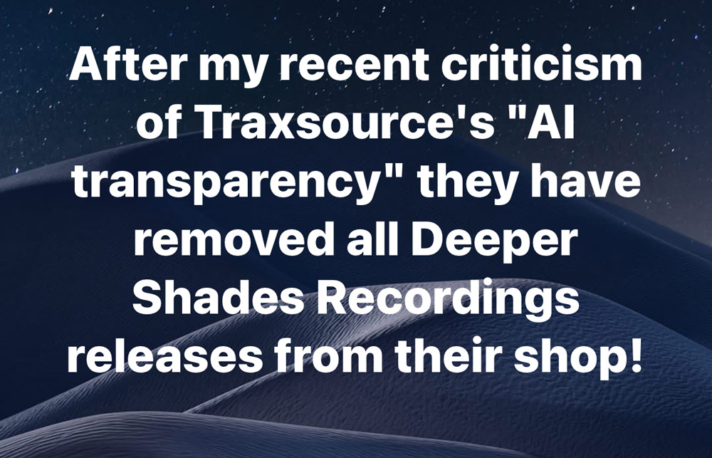 Traxsource Removed Deeper Shades Recordings